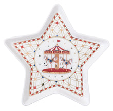 Load image into Gallery viewer, Serving Platter Star Christmas Wonderland.