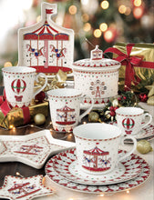 Load image into Gallery viewer, Serving Platter Star Christmas Wonderland.