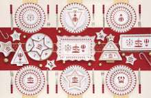 Load image into Gallery viewer, Serving Platter Star Christmas Wonderland.