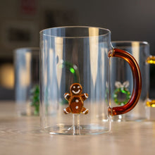 Load image into Gallery viewer, Gingerbread Man Mug 3D.