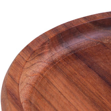 Load image into Gallery viewer, Wooden Board with a Porcelaine Plate 28x17x3cm.
