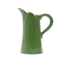 Load image into Gallery viewer, Ceramic Banana Leaf Pitcher.