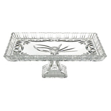 Load image into Gallery viewer, Janine Crystal Elevated Platter 29.5x19.5cm.