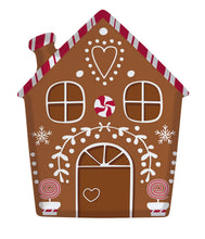 Load image into Gallery viewer, Serving Plate Gingerbread House.
