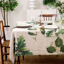 Load image into Gallery viewer, Table cloth TREES natural.
