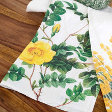 Load image into Gallery viewer, Set of 2 Mimosa &amp; Rose Kitchen Towels.
