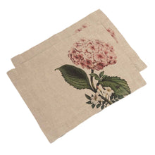Load image into Gallery viewer, Set of 2 Placemats HORTENSIA.
