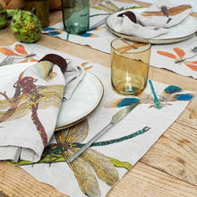 Load image into Gallery viewer, Set of 2 Placemats LAKESIDE DRAGONFLIES.
