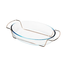 Load image into Gallery viewer, Rose Chrome Serving/Bakeware Dish  36x23cm.
