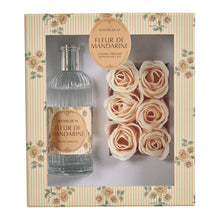 Load image into Gallery viewer, Eau de toilette 100 ml and scented soap roses - Fleur de Mandarine.
