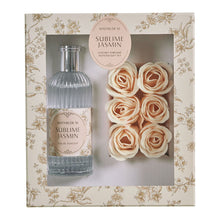 Load image into Gallery viewer, Eau de toilette 100 ml and scented soap roses - Sublime Jasmin.

