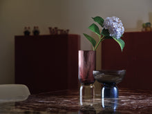 Load image into Gallery viewer, Glass Vase Clear Coffee.
