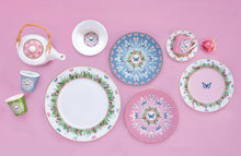 Load image into Gallery viewer, Set 4 Dessert Plates Spring Parade.

