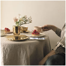 Load image into Gallery viewer, Gold &amp; White Mug Set of 2.
