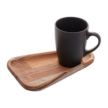 Load image into Gallery viewer, Porcelaine Mug 350ml and Wooden Saucer 22x15x11cm.

