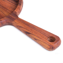 Load image into Gallery viewer, Wooden Board with a Porcelaine Plate 28x17x3cm.
