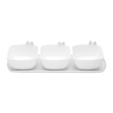Load image into Gallery viewer, White Birds Appetiser set 36x11x9cm.
