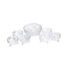 Load image into Gallery viewer, Set of Crystal Dessert Bowls 18x10cm/6x(10x6cm).
