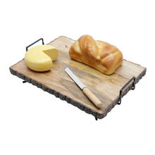 Load image into Gallery viewer, Wooden Board with Metal Base Support 44x33x11cm.
