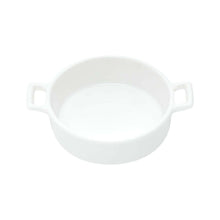 Load image into Gallery viewer, Appetiser round porcelain dish.
