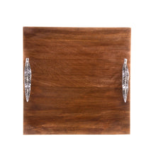 Load image into Gallery viewer, Wooden Squared Board with Handles 33x33x5cm.
