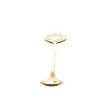 Load image into Gallery viewer, Set of 4  Golden Key Cake Spoons.
