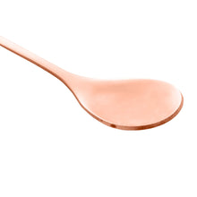 Load image into Gallery viewer, Set of 4 Stainless Steel Tea Spoons Rose Leaves.
