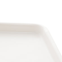 Load image into Gallery viewer, Porcelaine White Appetizer Board with a Wooden Handle 35x16x2cm.
