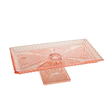 Load image into Gallery viewer, Pink Crystal Elevated Platter.
