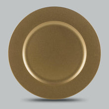 Load image into Gallery viewer, Gold Plastic Sousplat 33cm.
