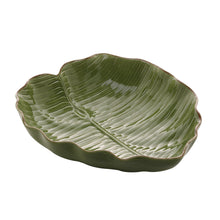 Load image into Gallery viewer, Ceramic Banana Leaf Serving Plate.
