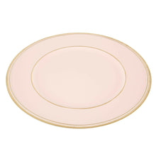 Load image into Gallery viewer, Set of 4 pink Plastic under plate 33cm.
