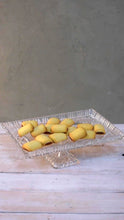 Load image into Gallery viewer, Janine Crystal Elevated Platter 29.5x19.5cm.
