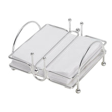 Load image into Gallery viewer, Silver Plated Napkin Support 18X18cm.
