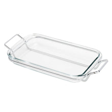 Load image into Gallery viewer, Glass Rectangular Bakeware Serving Dish 37x23cm.
