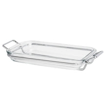 Load image into Gallery viewer, Glass Rectangular Bakeware Serving Dish 37x23cm.
