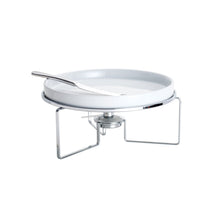 Load image into Gallery viewer, Silver Plated Serving Chafing Dish with Knife 27x14cm.
