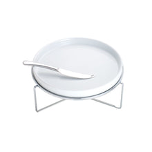 Load image into Gallery viewer, Silver Plated Serving Chafing Dish with Knife 27x14cm.
