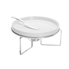 Load image into Gallery viewer, Silver Plated Serving Chafing Dish with Knife 27x14cm.
