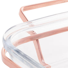 Load image into Gallery viewer, Rose Chrome Bakeware Serving Support  37x23cm.
