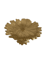 Load image into Gallery viewer, Gold Flower Cake Plate.
