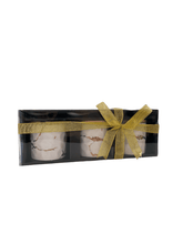 Load image into Gallery viewer, White Porcelaine Canister Set With Gold Design.
